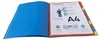EXACOMPTA ordner, DIN A4, karton, 12 compartimenten, blauw Productafbeelding-voorbeeld 3