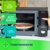 Mikrowelle 20l schwarz MPM-20-KMT-05 Produktbild-Vorschau 3