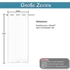 Lot de 2 rideaux en voile semi-transparent aspect lin, avec Voir les images du produit 13