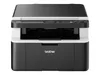 A black and white Brother DCP-1612W 3in1 Multifunktionsdrucker is shown against a white background. Anteprima dell’immagine prodotto