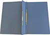 An open blue folder with gold fasteners. Náhľad obrázku produktu