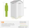 Domek narzędziowy Outsunny z tworzywa sztucznego 1,9 m², Podgląd zdjęcia produktu 3