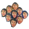 Hexenmaske mit Kopftuch (Zufälliges Kopftuch-Muster / Produktbild-Vorschau 2