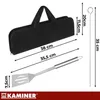 9-teiliges Grillbesteck-Set aus Edelstahl mit Etui Produktbild-Vorschau 2