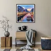 Gerahmtes Poster - Schwarzer Rahmen - Kanal Grande Abend - Produktbild-Vorschau 7
