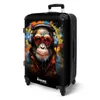 NoBoringSuitcases.com® Großer Koffer - Schimpanse mit Produktbild-Vorschau 2