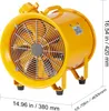 SucceBuy wentylator budowlany 500 W silnik AC wentylator Podgląd zdjęcia produktu 8