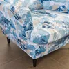 (Modrá) křídlo židle slipcovers, elastické křídlo židle Náhled obrázku produktu 7