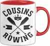 Cousins Rowing Tasse Geschenk Rudern Paddelboot Produktbild-Vorschau 1