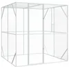 vidaXL Gabbia per uccelli antracite 209 x 202 x 214 cm Anteprima dell’immagine prodotto 7