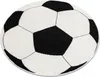 Teppich SILVER Kreis PIŁKA Fußball schwarz - weiß Schwarz Produktbild-Vorschau 1