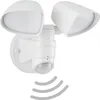 A white LED outdoor light with a motion sensor. Produktbild-Vorschau