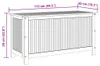 vidaXL Contenitore da giardino 113x50x58 cm in legno Anteprima dell’immagine prodotto 7