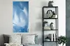MuchoWow® Poster Blau - Acrylfarbe - Gestaltung 60x120 cm - Produktbild-Vorschau 4