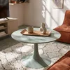 Runder Couchtisch, 70 cm Durchmesser, grün - Oviala Fancy Produktbild-Vorschau 4