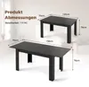 COSTWAY Esstisch erweiterbar 120/158 x 70cm, Küchentisch Produktbild-Vorschau 7