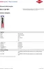 A product information sheet for Knipex tools. Anteprima dell’immagine prodotto