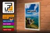Holzschild Reise 20x30cm Bretagne France Meer Berge Urlaub Produktbild-Vorschau 4