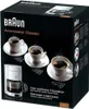 The image shows the packaging box for a Braun Aromaster Classic coffee maker. The box features images of coffee cups and the coffee maker itself, along with product branding and text in multiple languages. Náhled obrázku produktu