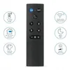 A remote control with various feature icons and text descriptions surrounding it. Voir les images du produit