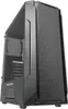 A black computer case is shown from a three-quarter angle against a white background. Produktbild-Vorschau