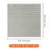 A gray slatwall panel with dimensions and total area indicated. Podgląd zdjęcia produktu
