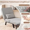 COSTWAY Schlafsessel mit Bettfunktion, Schlafsofa mit 5 Produktbild-Vorschau 6