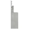 Coiffeuse avec LED gris béton 86,5x35x136 cm Voir les images du produit 5