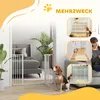 PawHut Hunde Absperrgitter ohne bohren Schutzgitter Produktbild-Vorschau 4
