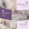 2er Set Kissenbezüge, Flauschig Plüsch Kissenbezüge,45x45cm Produktbild-Vorschau 9