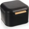 Orion Brotkasten Metall Black 21x20x14 cm Schwarz Modern Produktbild-Vorschau 2