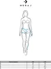 A size chart for women's leggings, showing measurements for different sizes. Produktbild-Vorschau