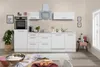 Küche Küchenzeile Küchenblock  Weiß Amanda 280 cm Respekta Produktbild-Vorschau 8