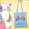 Mr. & Mrs. Panda Jutebeutel Sternzeichen Zwilling - Sky Produktbild-Vorschau 2