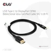 Club3D Kabel   USB Typ C  <-> DP 2.1        1m Anteprima dell’immagine prodotto 4