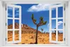 Wallario selbstklebendes Poster mit Fenster-Illusion - Produktbild-Vorschau 1