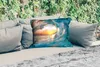 MuchoWow® Outdoor Kissen - Sonnenuntergang - Wasser - Welle Produktbild-Vorschau 2