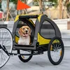 PawHut Hundeanhänger, klappbarer Fahrradanhänger, Anhänger Produktbild-Vorschau 2