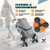 MONZANA® Wózek na zakupy 3w1 56 l do 50 kg składana Podgląd zdjęcia produktu 3