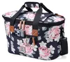 Brisby Kühltasche 21 l – 4-lagige Isolierung – Blumenmuster Produktbild-Vorschau 5