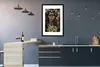 MuchoWow® MuchoWow® Gerahmtes Poster Frau - Blumen - Farbe Produktbild-Vorschau 5