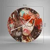 Wanduhr - Rund - Glasuhr - Abstraktion modern - 30x30cm - Produktbild-Vorschau 3