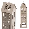 XL Metall Laterne Haus beige zum Stellen oder Hängen - 52 x Produktbild-Vorschau 4