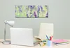 Wallario Premium Leinwandbild Lila Blumenfreude - Violette Produktbild-Vorschau 3