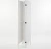 A white, three-panel room divider with louvered panels, shown from a side angle against a white background. Produktbild-Vorschau