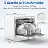 AIRMSEN Mini Geschirrspüler ,Geschirrspülmaschine mit mit Produktbild-Vorschau 5