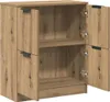 vidaXL Sideboard Artisan-Eiche 60x30x70 cm Holzwerkstoff Produktbild-Vorschau 3