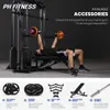 PH Fitness Rohová stanica so Smith strojom, hrazdou a dip Náhľad obrázku produktu 9