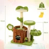 COSTWAY Arbre à chat, arbre à chat avec niche pour chats, Voir les images du produit 3