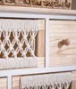 Kommode Makramee Holz & Textil 56x77cm 8 Schubladen Produktbild-Vorschau 8